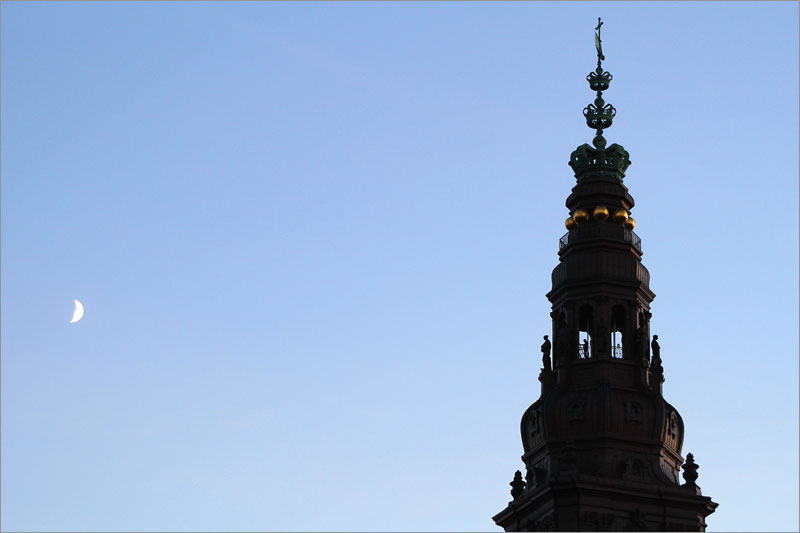 afotografering fra tårnet på Christiansborg Slot.
