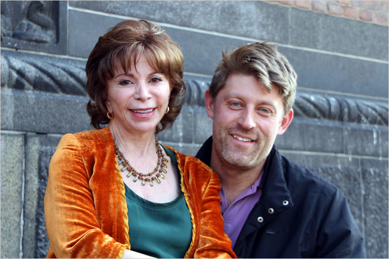 Isabel Allende og jeg på Københavns Rådhus.