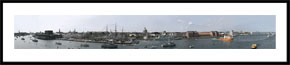Panorama af Flåden 500 År - panoramabillede nedtonet