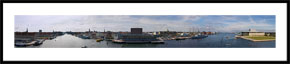 Flåden 500 År - Københavns Havn - panoramabillede i farver