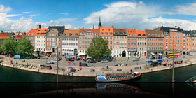 Panoramabillede af Gammel Strand