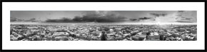 Havnen Vinter - 360 graders panorama i sort/hvid