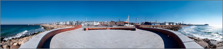 360 graders panorama af Helsingborg