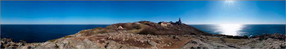 360 graders panorama af Kullen i Sverige