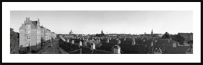Nyboder - panoramabillede i sort/hvid