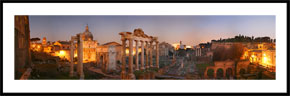 Forum Romanum i Rom - panoramabillede i farver