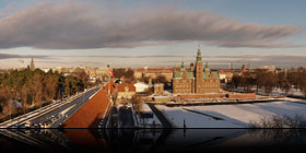 Panorama af Rosenborg og Kongens Have
